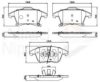 COMLINE ADB32286 Brake Pad Set, disc brake